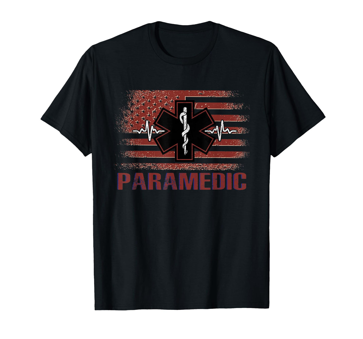 American Flag - Paramedic T-Shirt