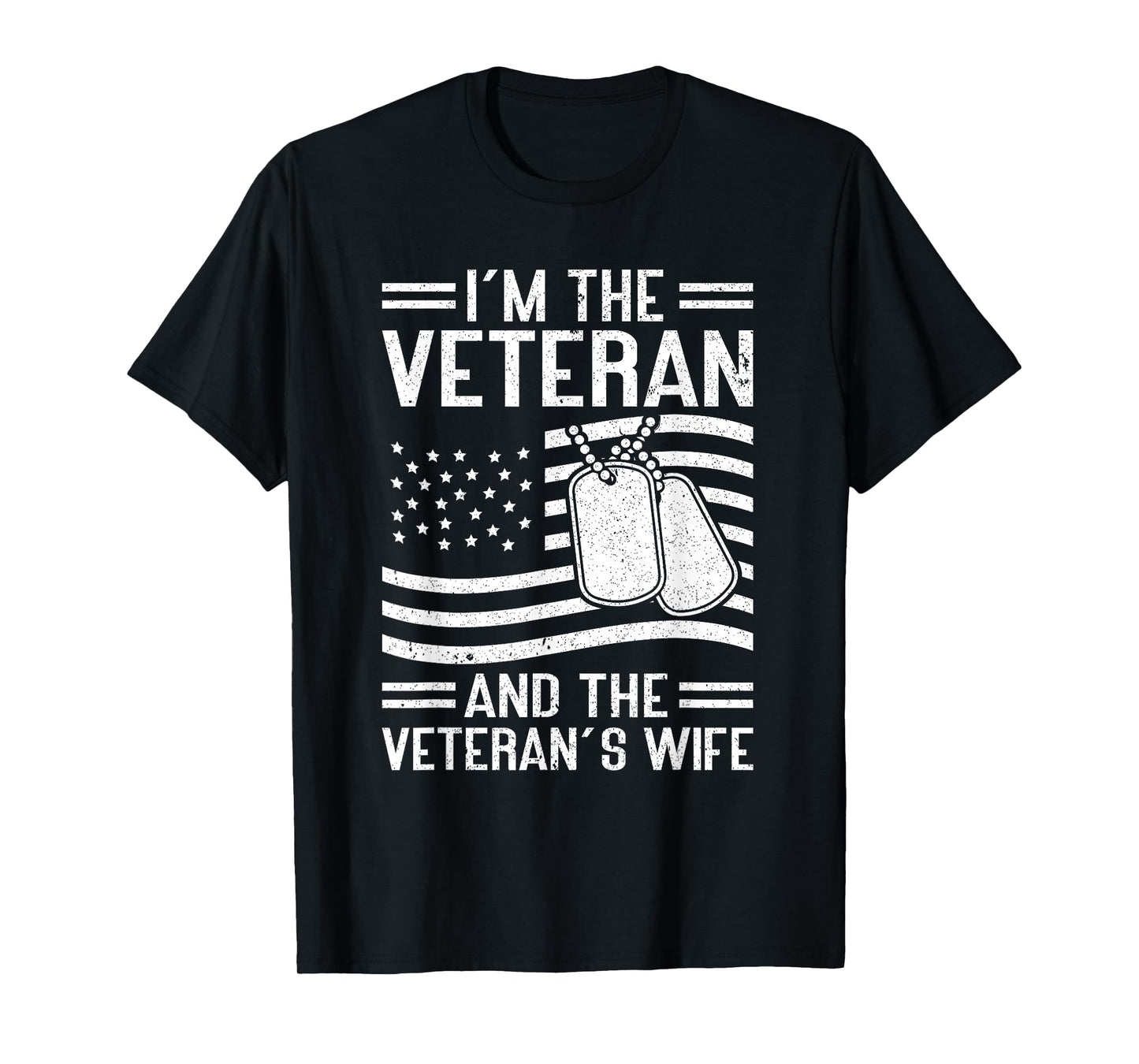 Veteran & Wife Proud American Veteran Wife T-Shirt