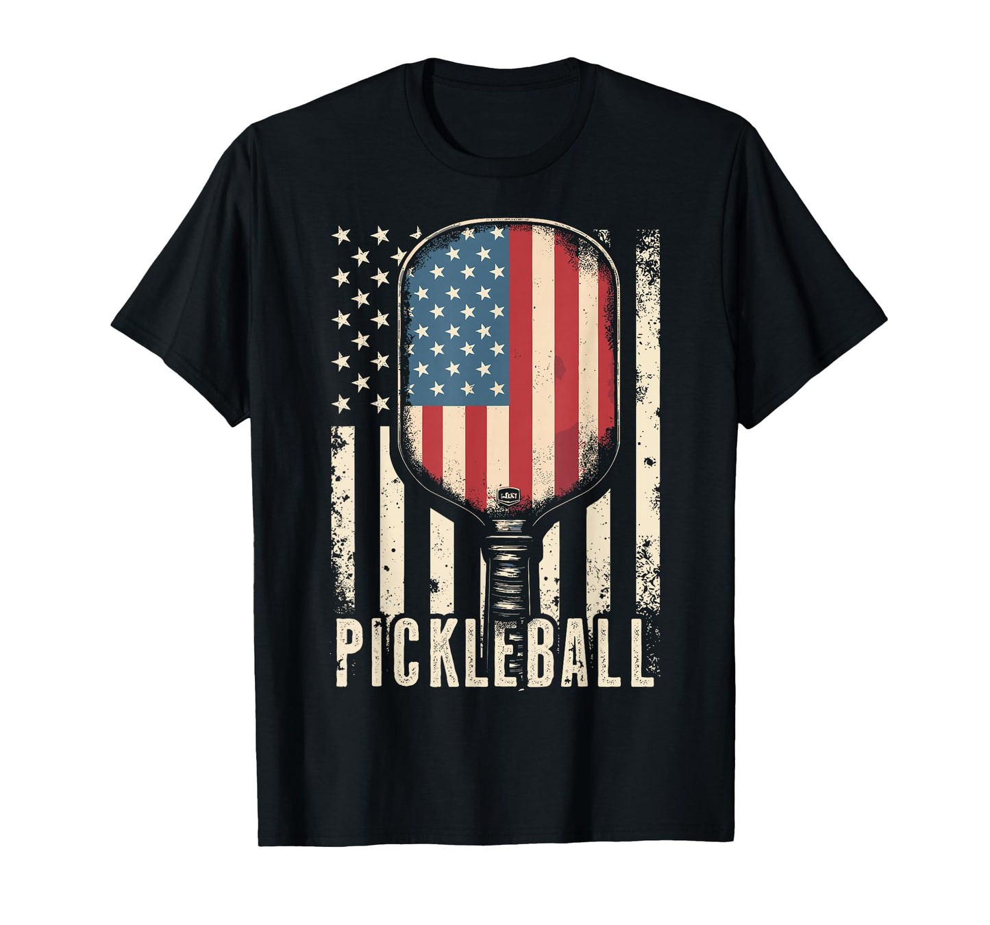 Pickleball USA American Flag T-Shirt
