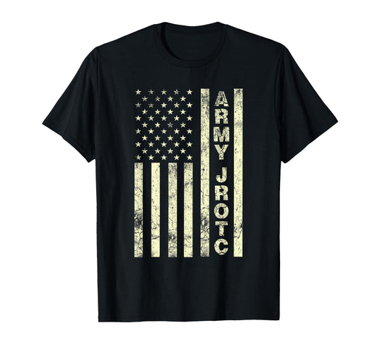 Cool United States Army USA Junior ROTC US Flag Army JROTC T-Shirt