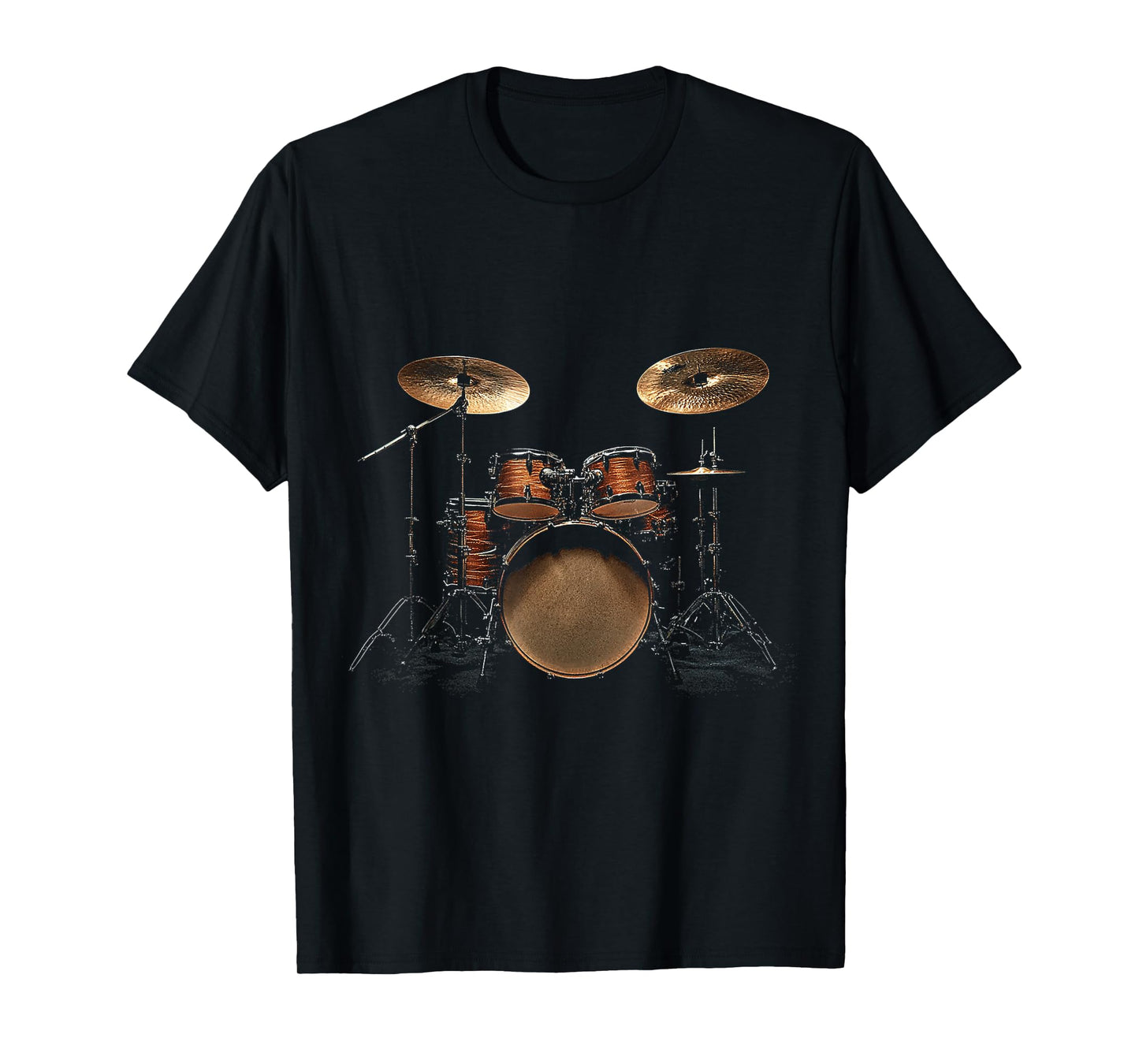 Drumset Music Instrument Graphic Art Drumset T-Shirt