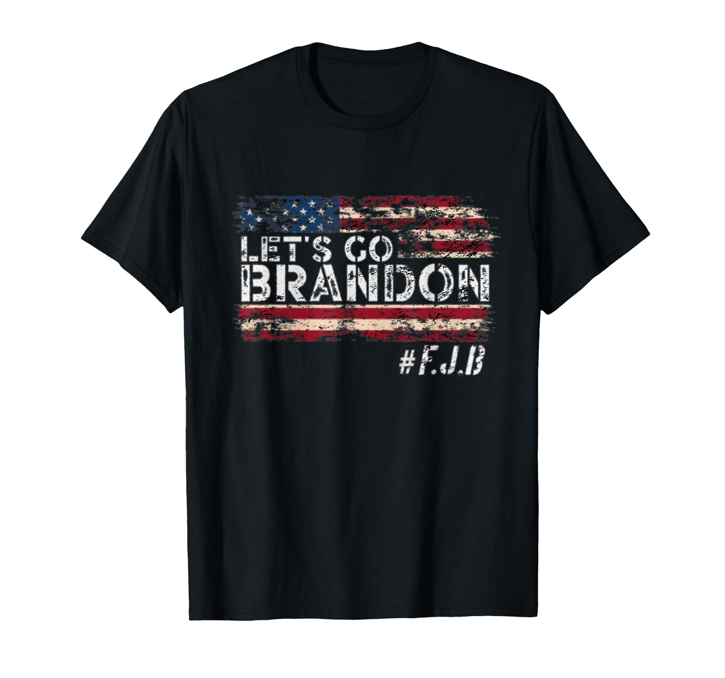 Let's go Brandon Sarcastic Trump with US flag SUPER vintage T-Shirt