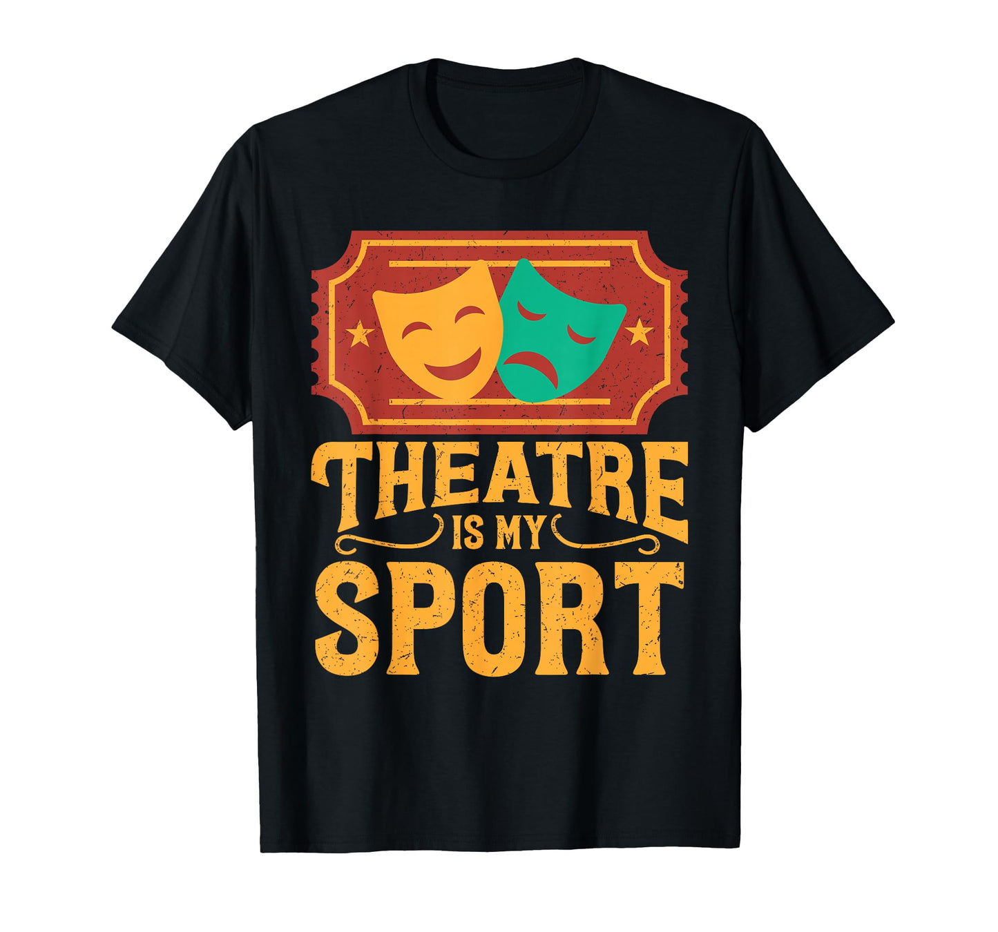 Cute Theatre Art for Men Women Kids Broadway Musical Theater T-Shirt