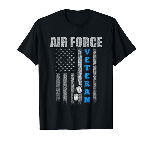 Veteran US Air Force American Flag Veterans T-Shirt