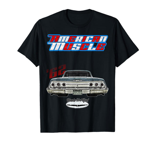 1962,62,HotRod,Impala,Biscayne,Del Ray,DelRay,Muscle Car,USA T-Shirt
