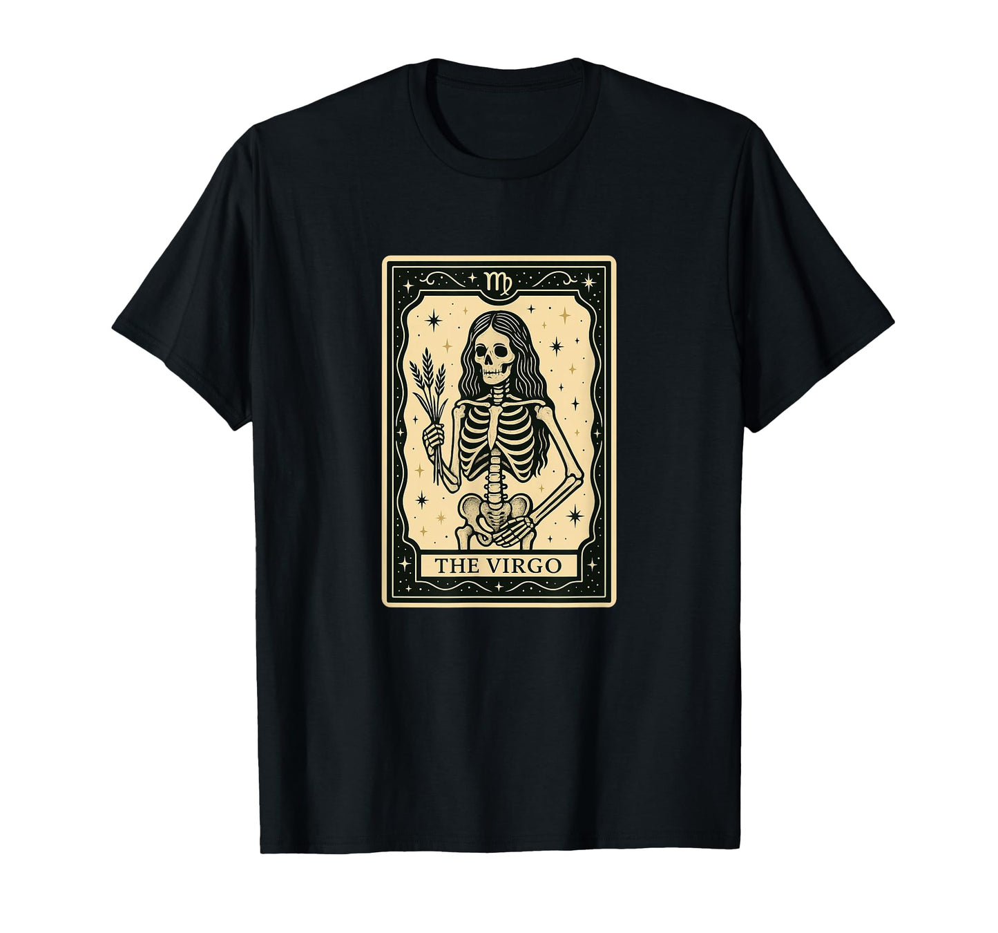 The Virgo Tarot Card - Halloween Spooky Gothic Witchy T-Shirt