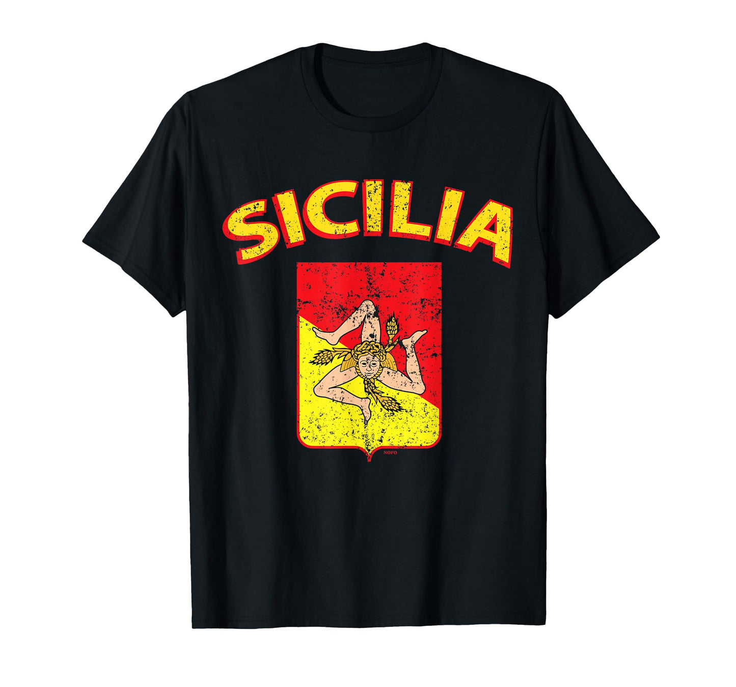 Sicilia Italia Flag, Sicilian, Sicily Italy, Sicilia T-Shirt T-Shirt