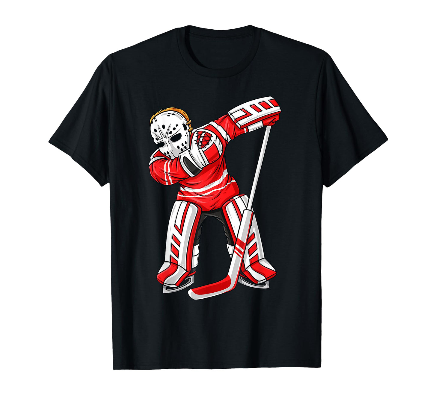 Dabbing Ice Hockey Player Funny Boys Girls Kids Dab Gift T-Shirt
