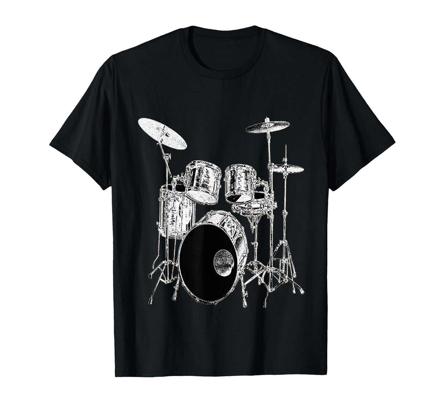 Drums Drum Set Drummer Music Motiv Design T-Shirt
