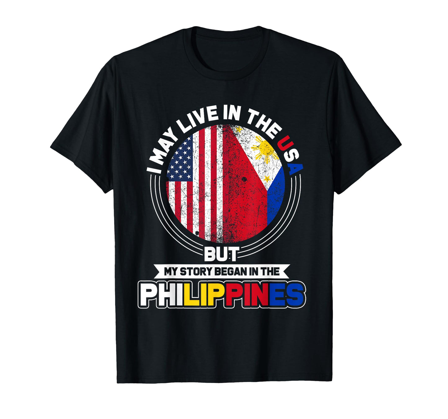 Philippine USA Flag Philippines T-Shirt