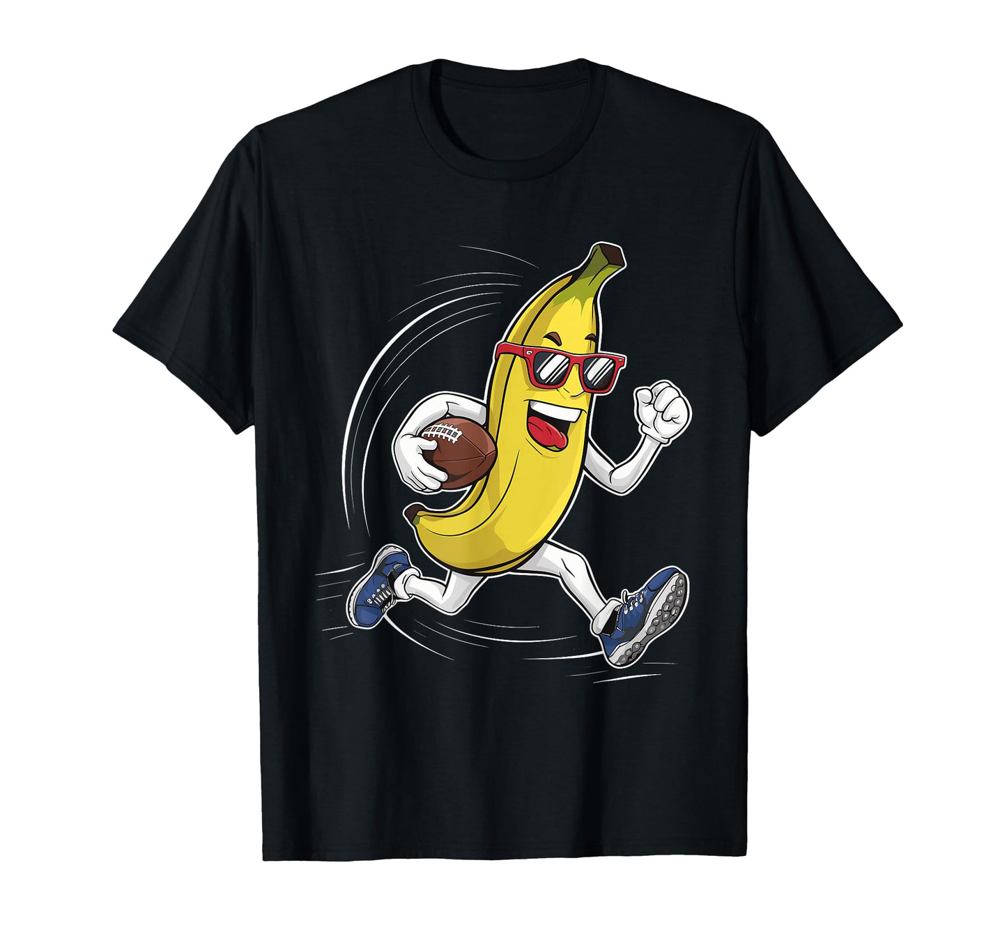 Fruit Sport Bananas Player Cute Banana American Football T-Shirt