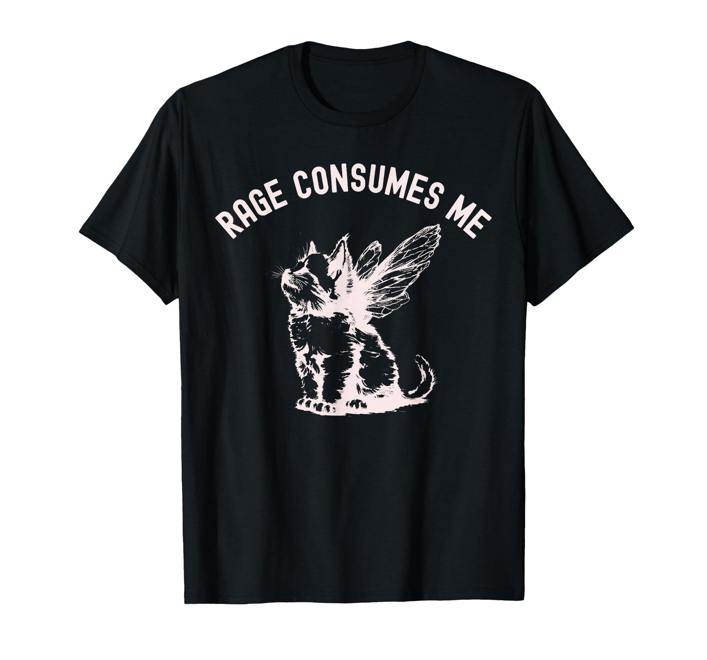 Rage Consumes Me Cat, Meme cat, Vintage style cat lovers T-Shirt for Men Women Kids