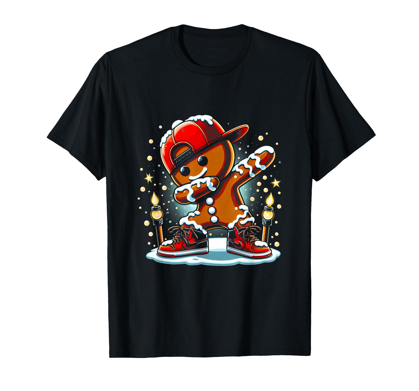 Cool Gingerbread Dabbing Funny Christmas Dab Dance Xmas T-Shirt