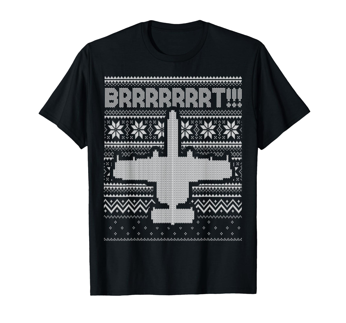 A-10 Warthog Ugly Xmas Tee fighter jet usaf pilot or crew