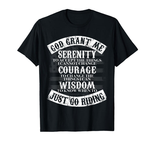 Biker's Prayer Shirt Christian Biker Motorcycle Riding Gift T-Shirt