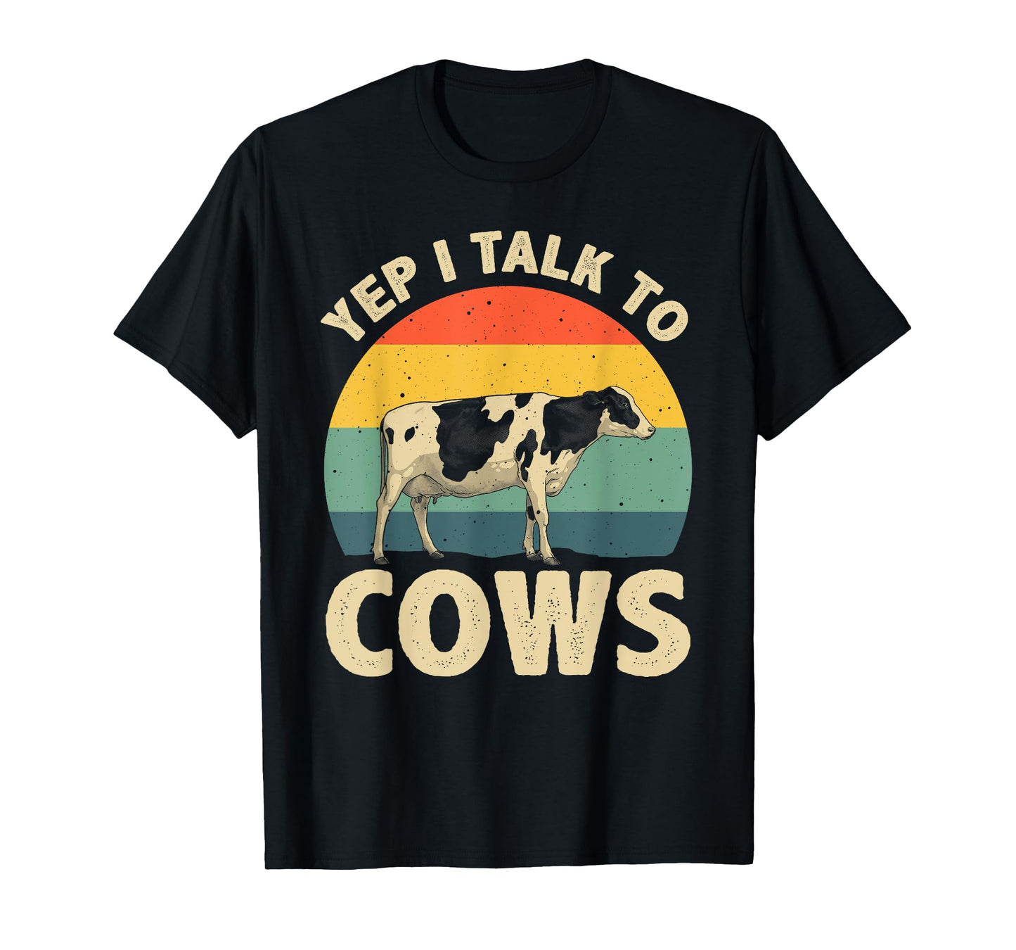 Cool Cow Design For Men Women Dairy Farmer Farming Cow Lover T-Shirt