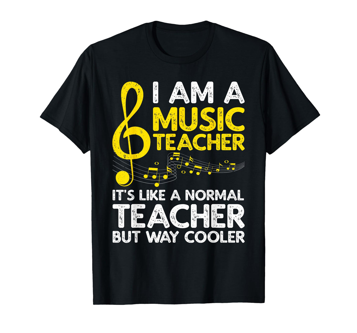 Cool Music Teacher Art For Men Women School Orchestra Coach T-Shirt