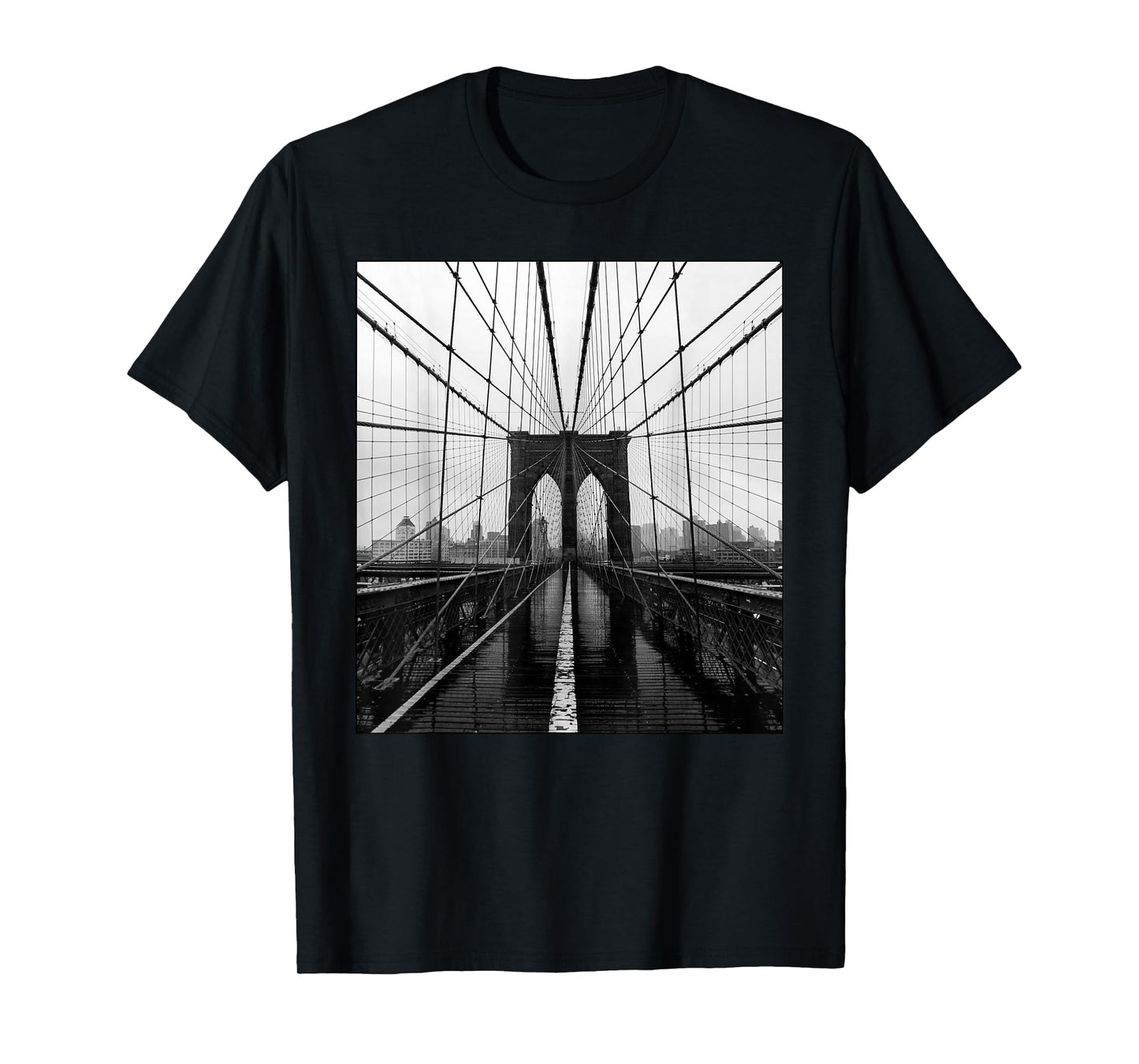 Brooklyn Bridge Photo Art NYC New York City Skyline Brooklyn T-Shirt