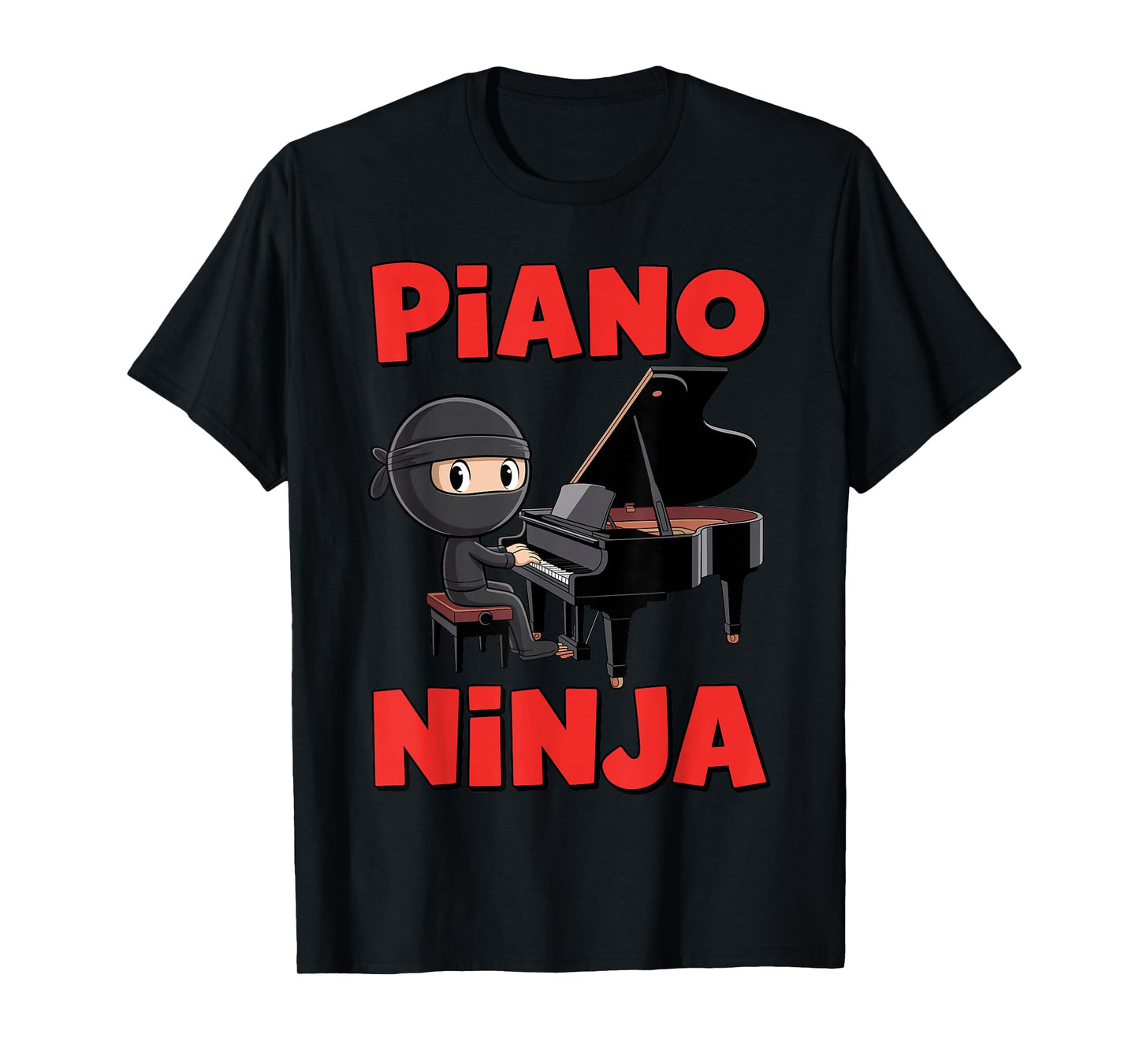 Funny Piano Novelty for Men Women Kids Music Piano Player T-Shirt