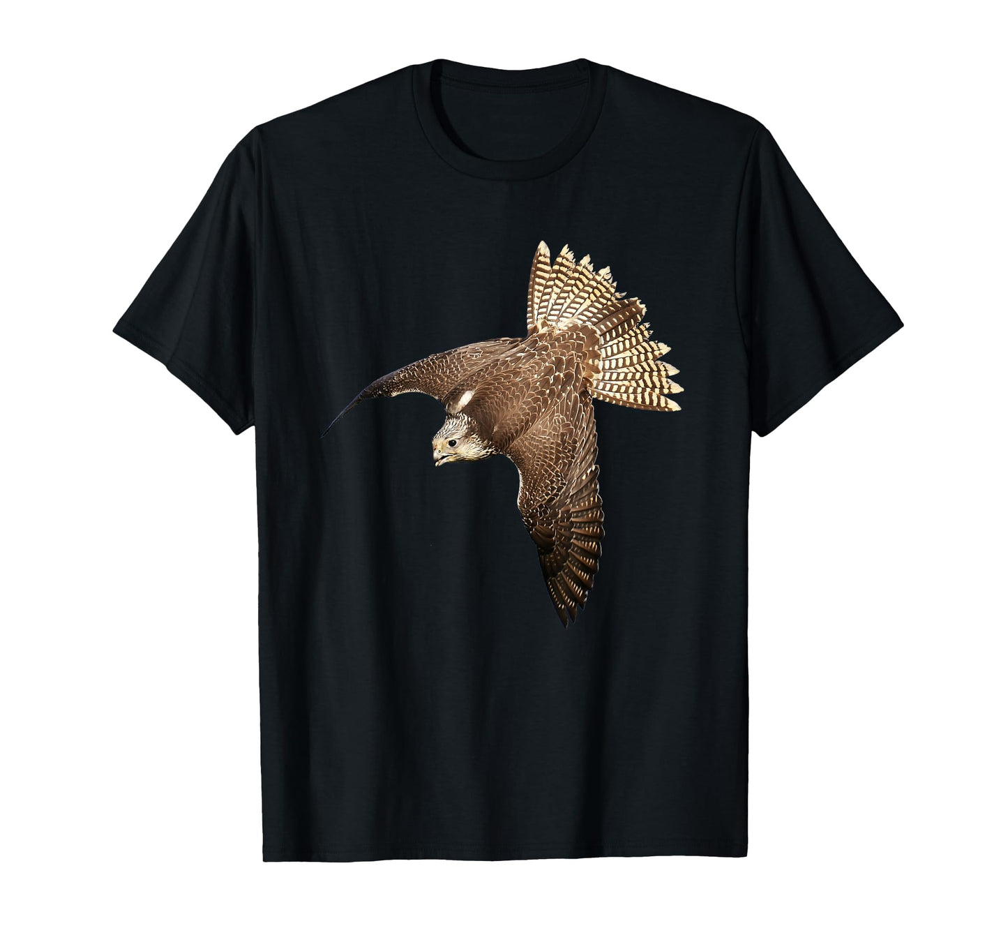 Beautiful Falcon Raptor Flight Bird of Prey for Falconer T-Shirt