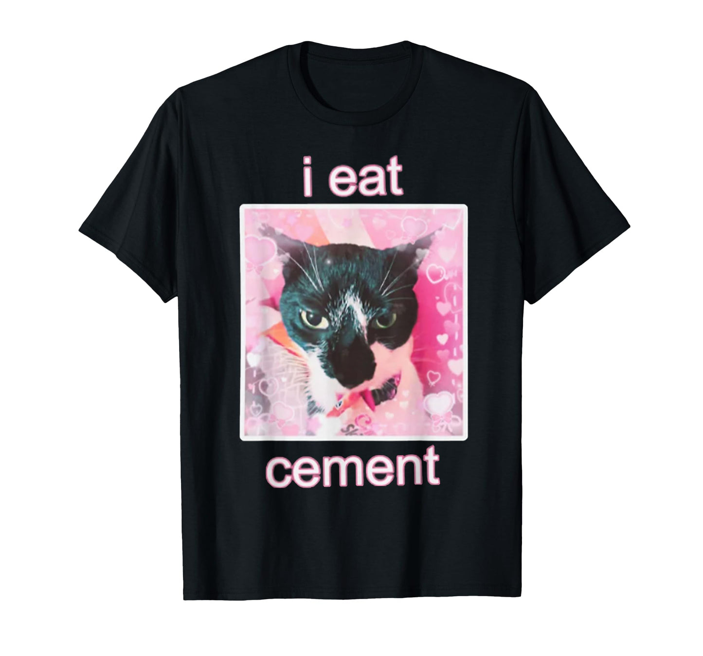 I Eat Cement Cat T-Shirt