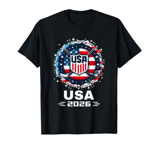 USA Ice Hockey Team 2026 Hockey 2026 USA Team 2026 T-Shirt