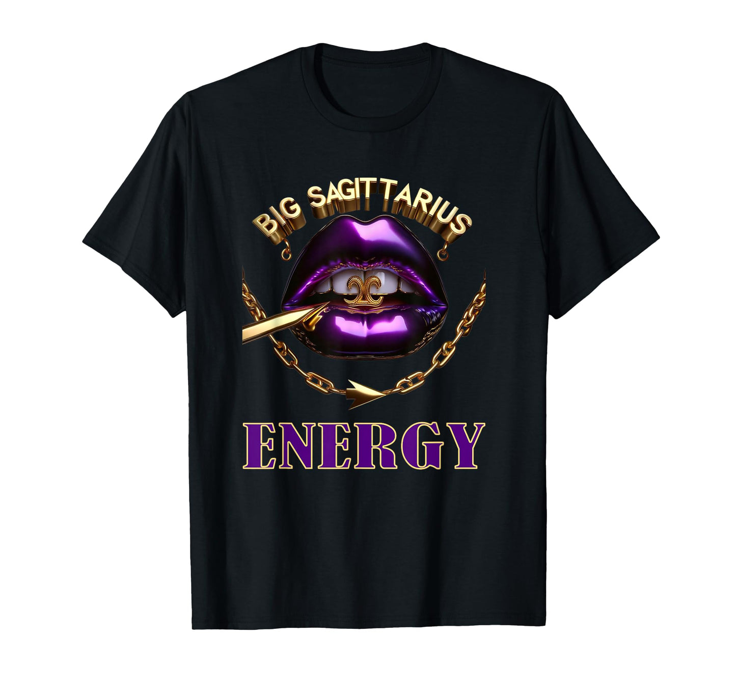 Big Sagittarius Energy Astrology Zodiac Queens T-Shirt
