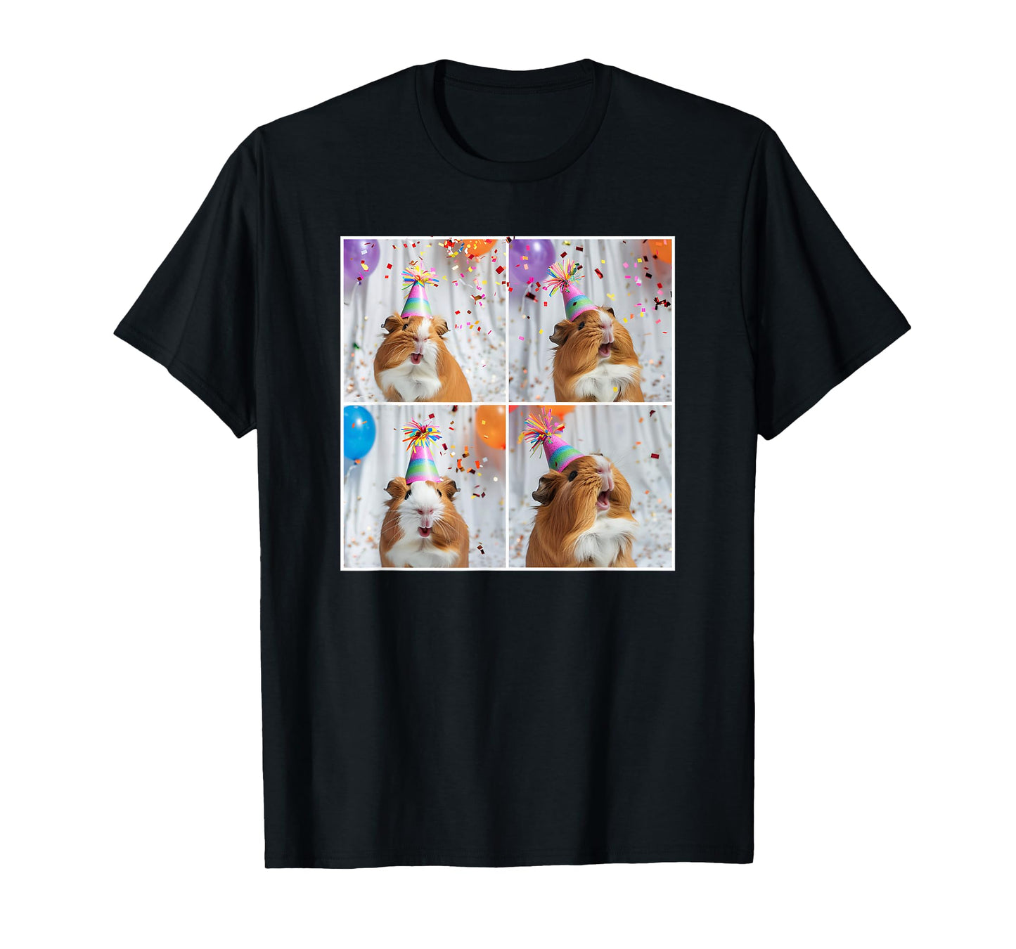 Funny Guinea Pig Face Pet Cavy Mom Guinea Pig Birthday T-Shirt