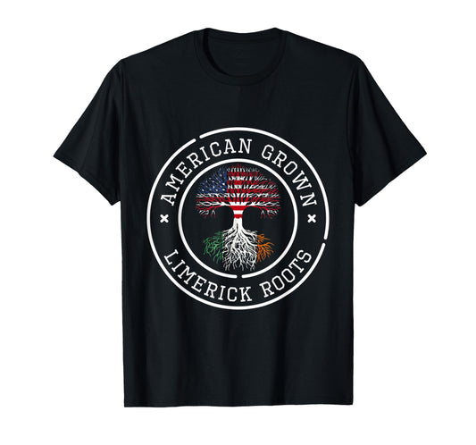 American Grown Co. Limerick Irish Roots Ireland Heritage T-Shirt