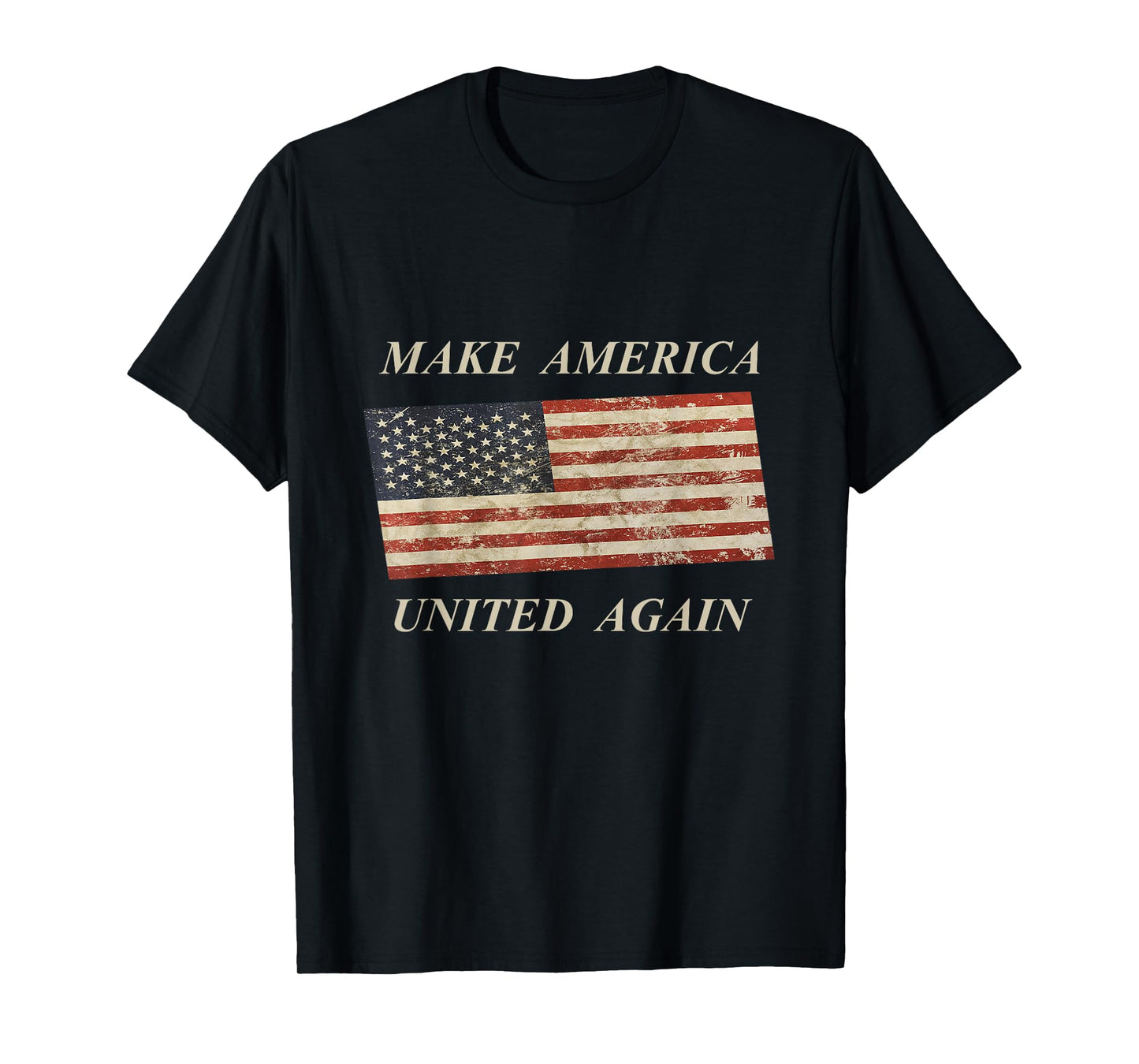 Make America United Again patriotic USA flag T-Shirt for Women Kids Men