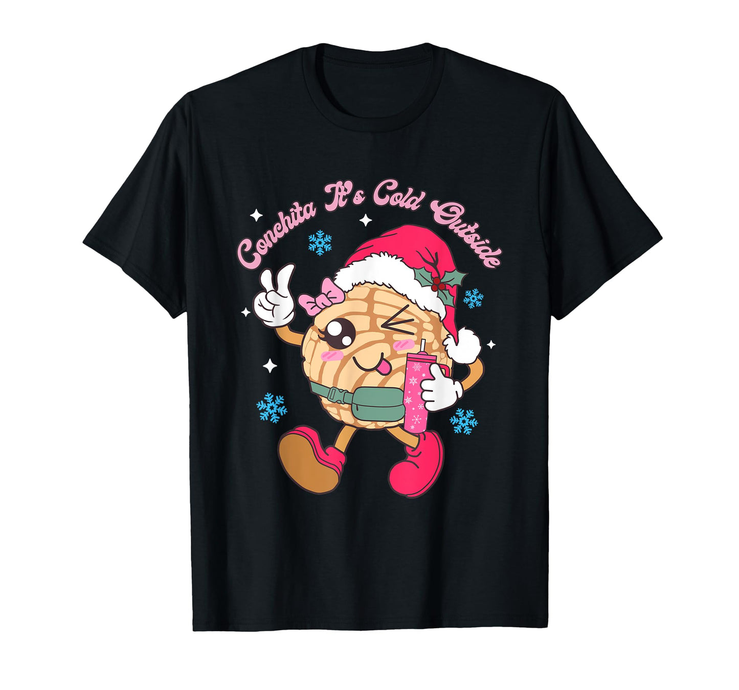 Conchita It's Cold Outside Concha Pan Dulce Mexican Xmas T-Shirt