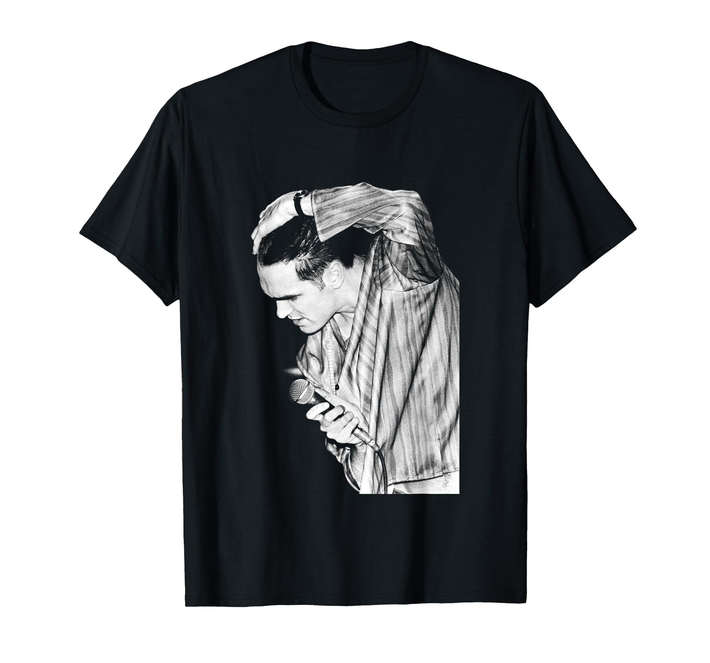 The Smiths Morrissey On Stage 1984 By Stephen Wright T-Shirt