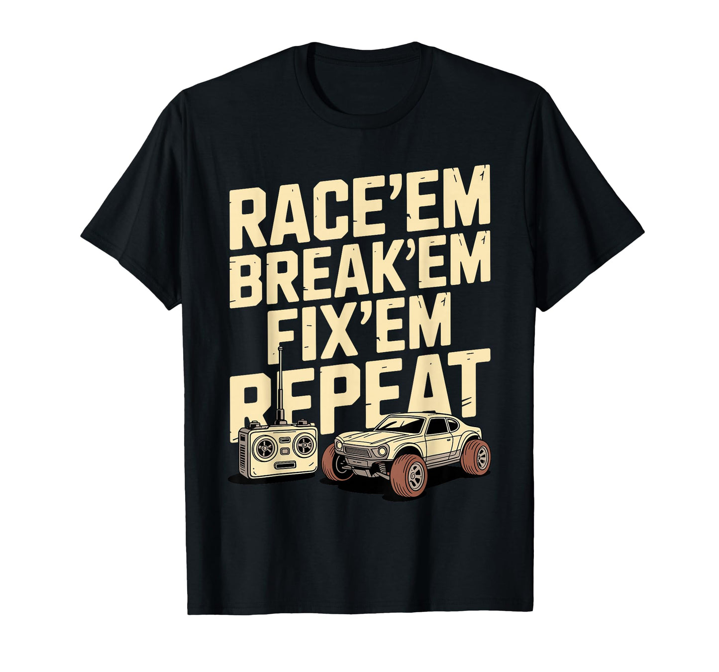 Cool RC Racing Art For Men Women Remote Control RC Car Lover T-Shirt
