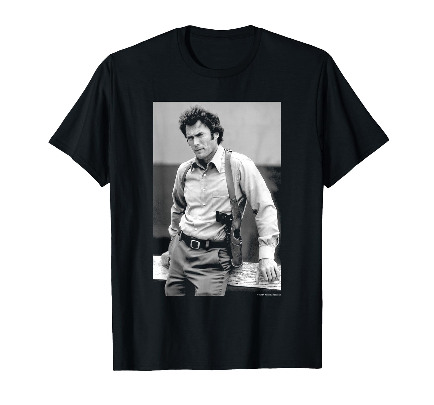 Clint Eastwood Magnum Force Dirty Harry by Julian Wasser T-Shirt