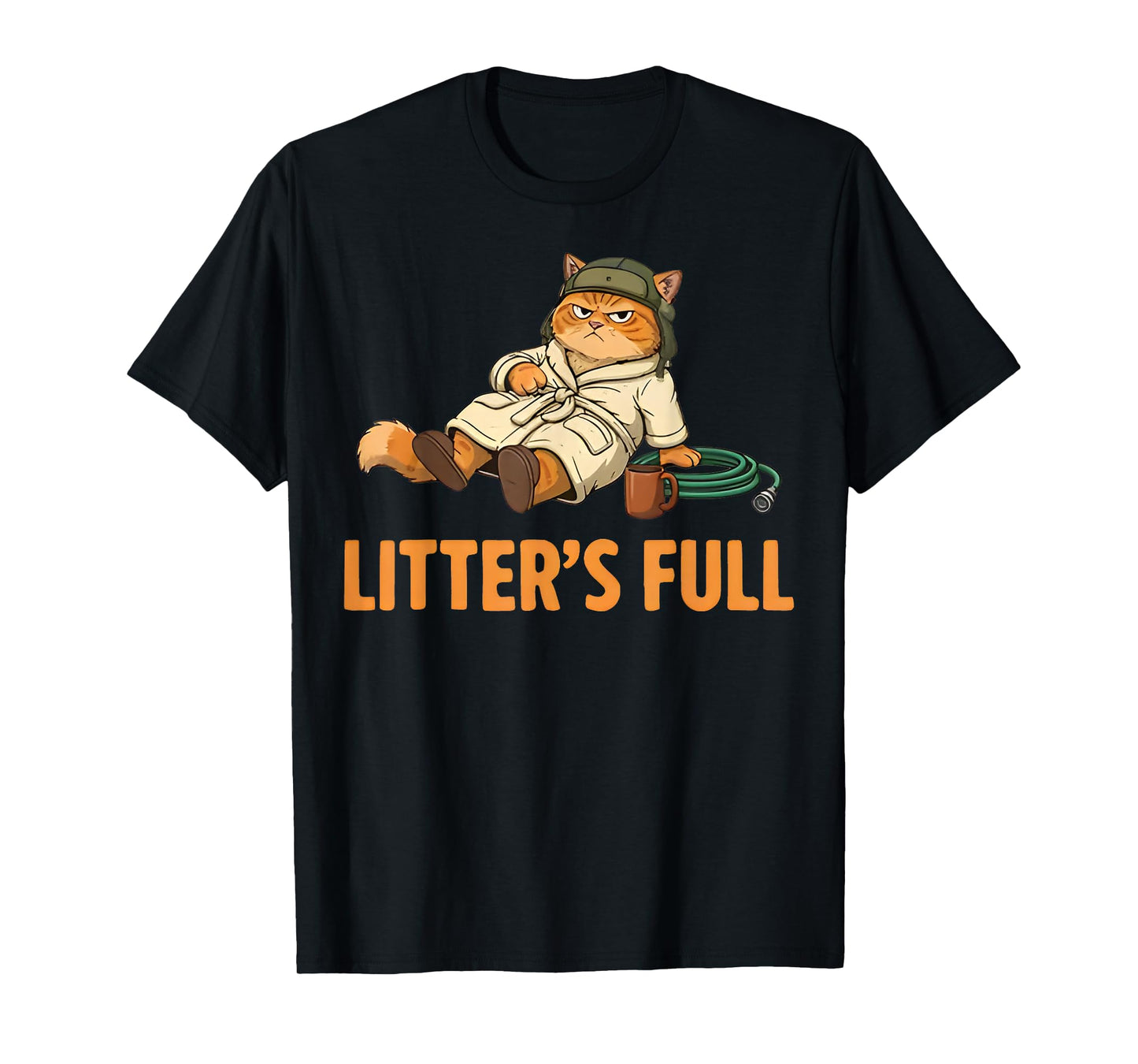 Litter’s Full Cat Parody Tee Christmas Vacation T-Shirt