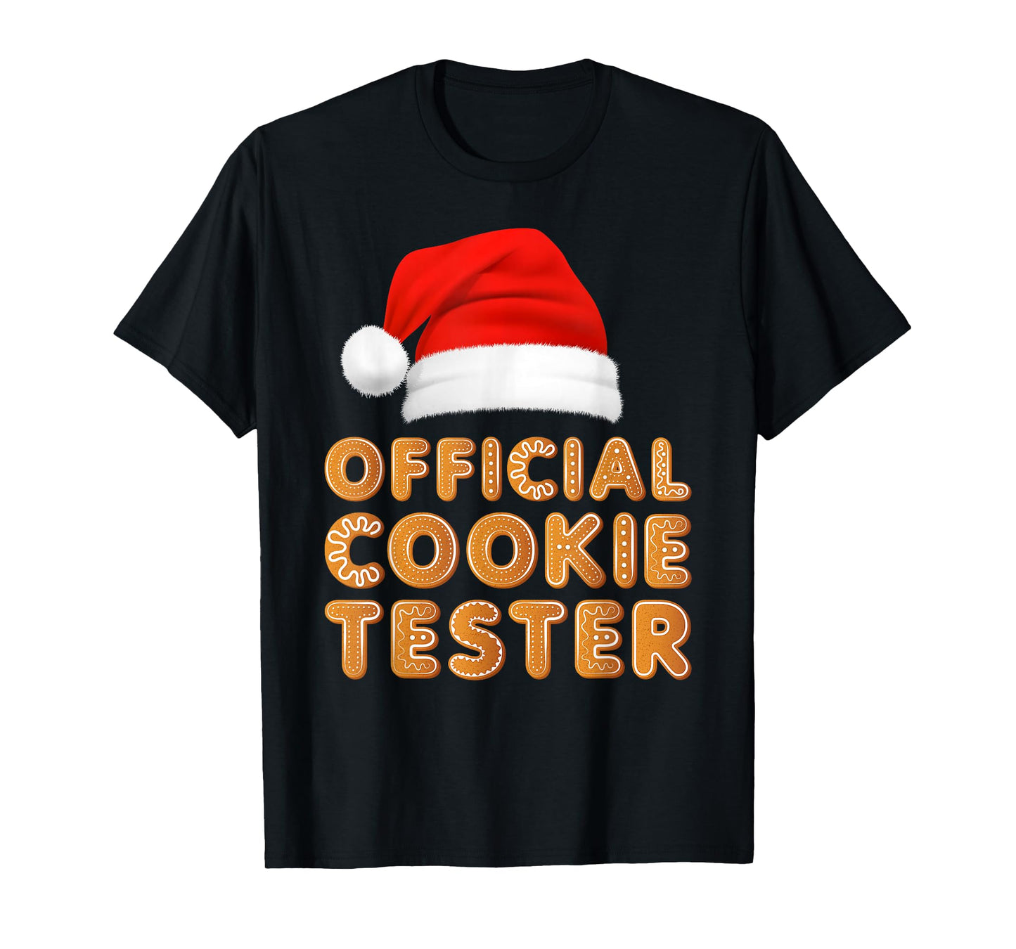 Christmas Baking Crew Official Cookie Tester Xmas Pajamas T-Shirt