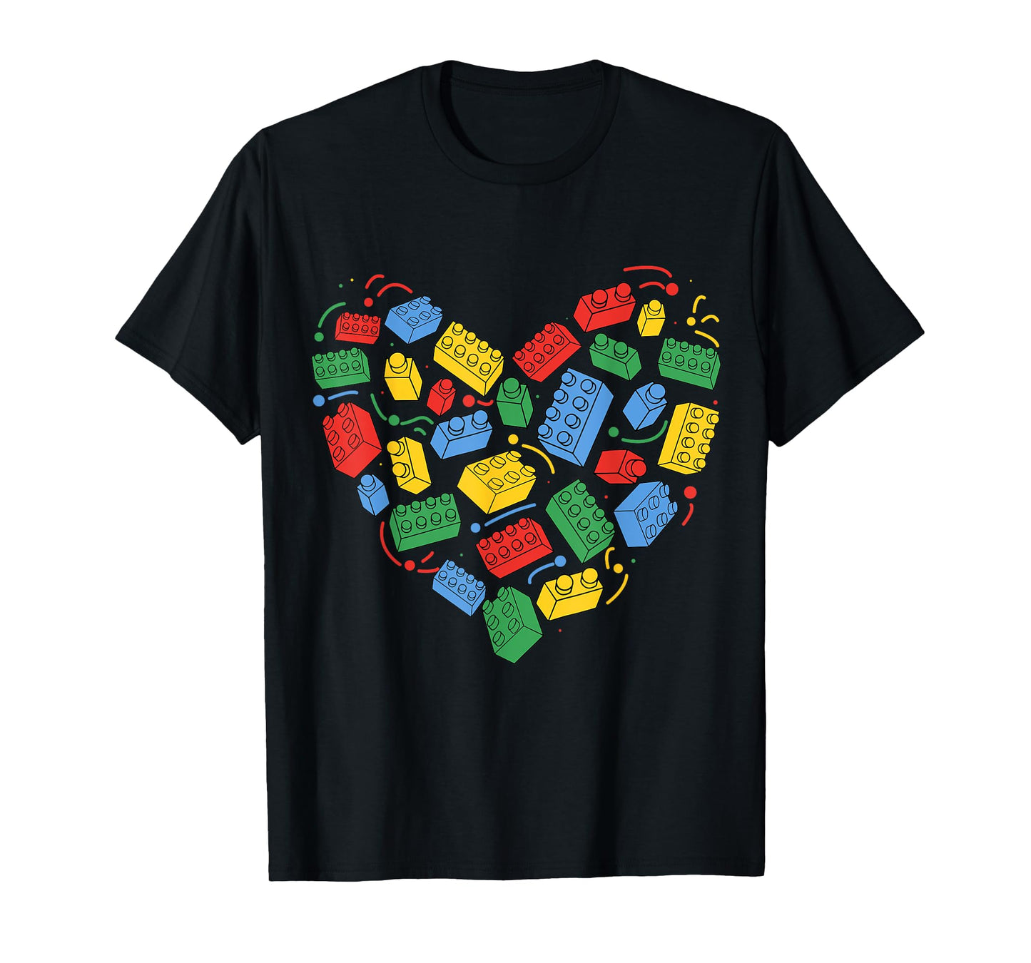 Master Builder Block Brick Building Heart Valentines Day Boy T-Shirt