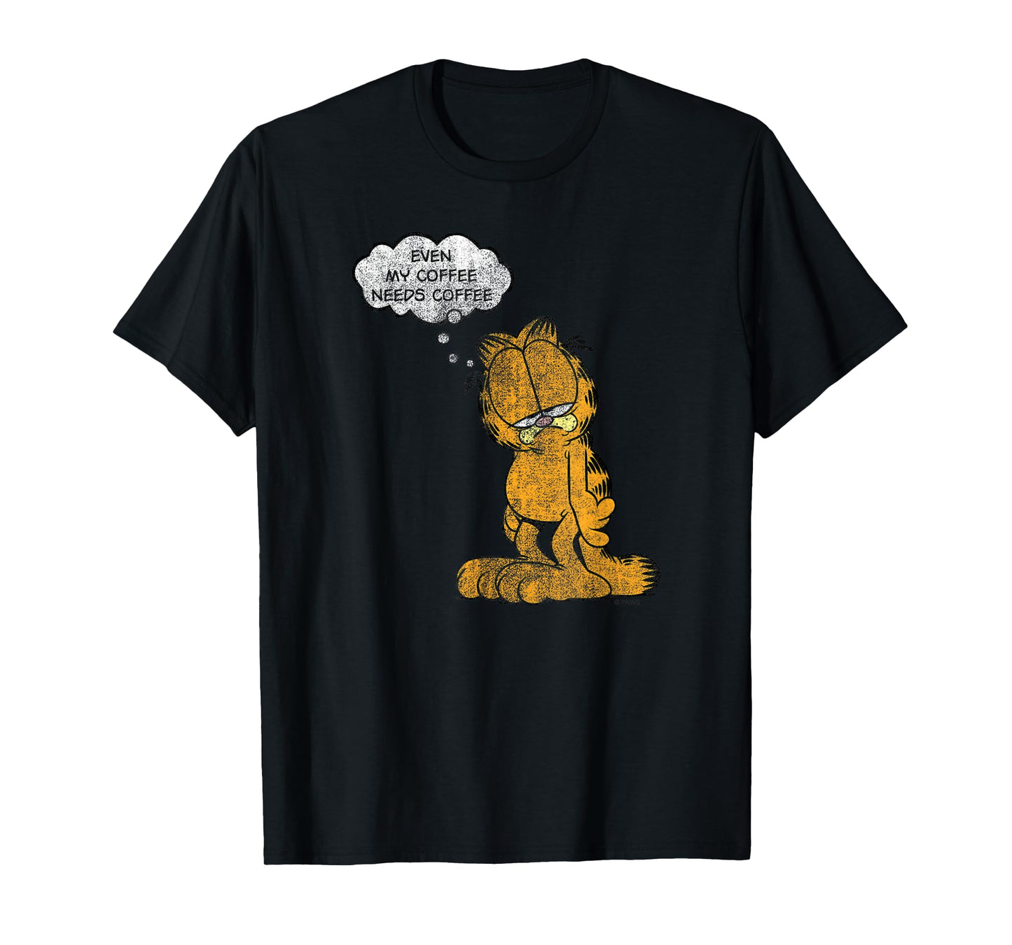 Garfield My Coffee Needs Coffee Cartoon Cat T-Shirt