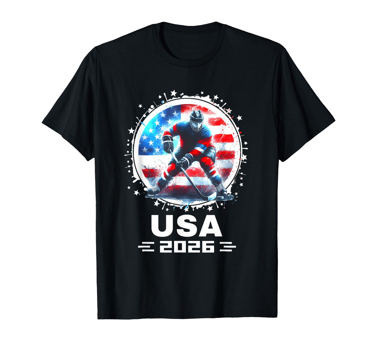USA Men Women United States American Flag Hockey USA Team T-Shirt