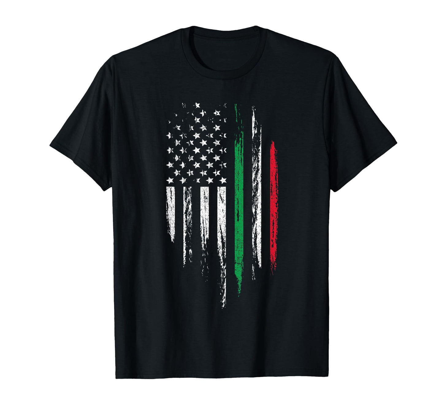 Italian American Flag Combo Italy USA Italia Patriotic Gift T-Shirt