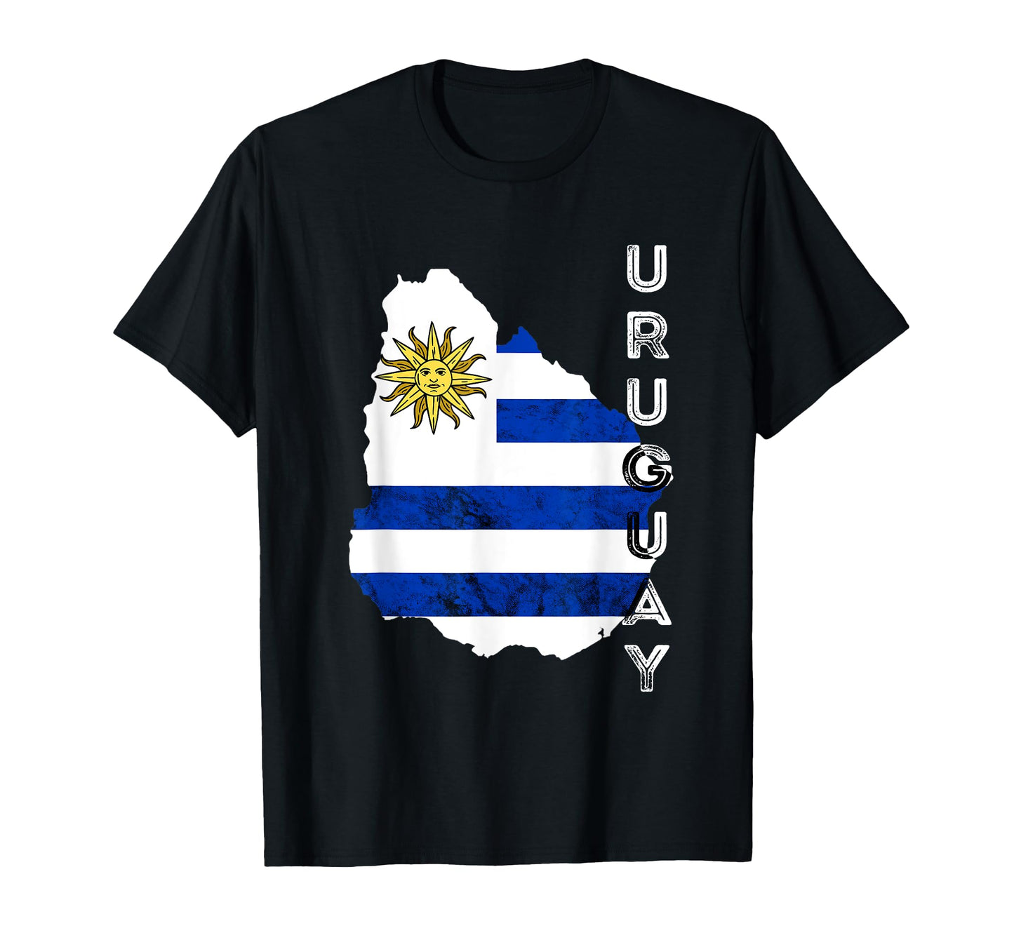 Uruguay Map Charrúa Thumbarks Uruguayan Flag Uruguayan T-Shirt