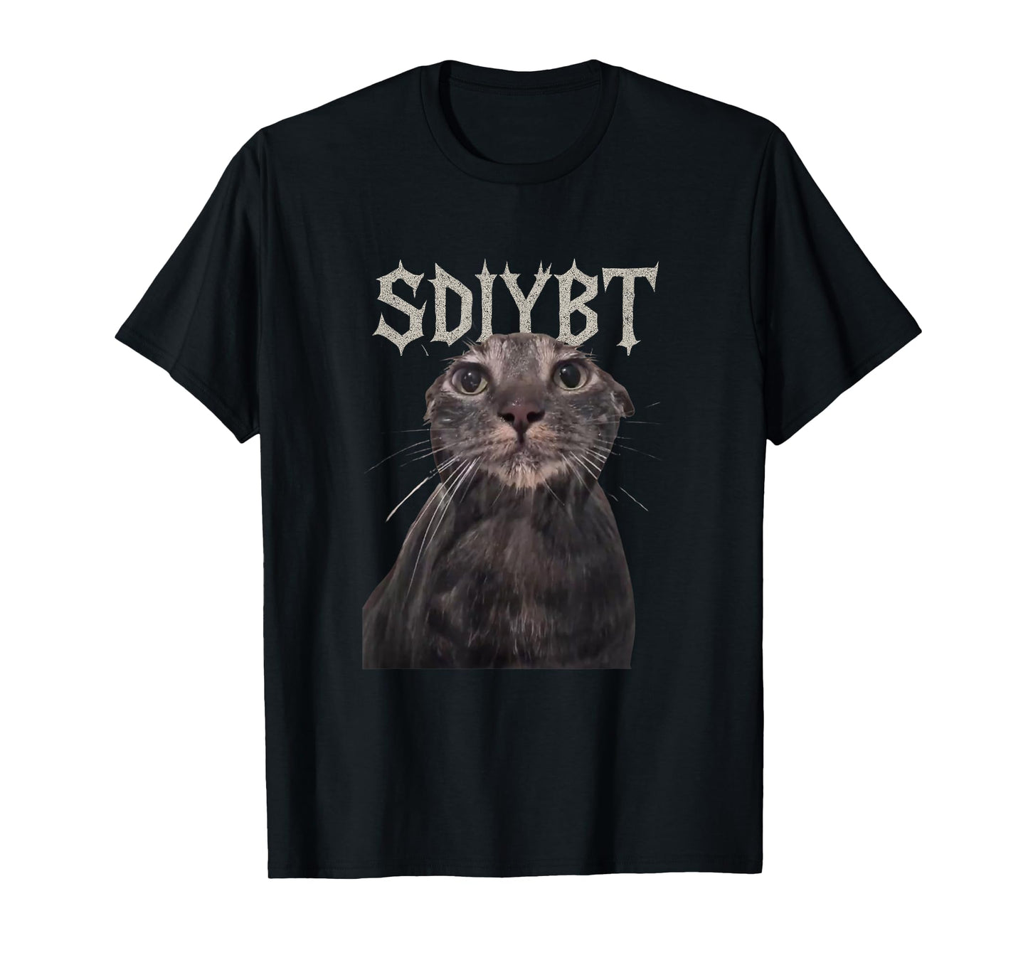 SDIYBT Start Digging in Your Butt Twin Meme Cat T-Shirt