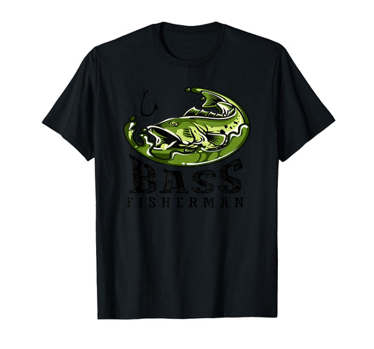 Patriotic Anglers American Bass Pro Whisperer Fisherman T-Shirt