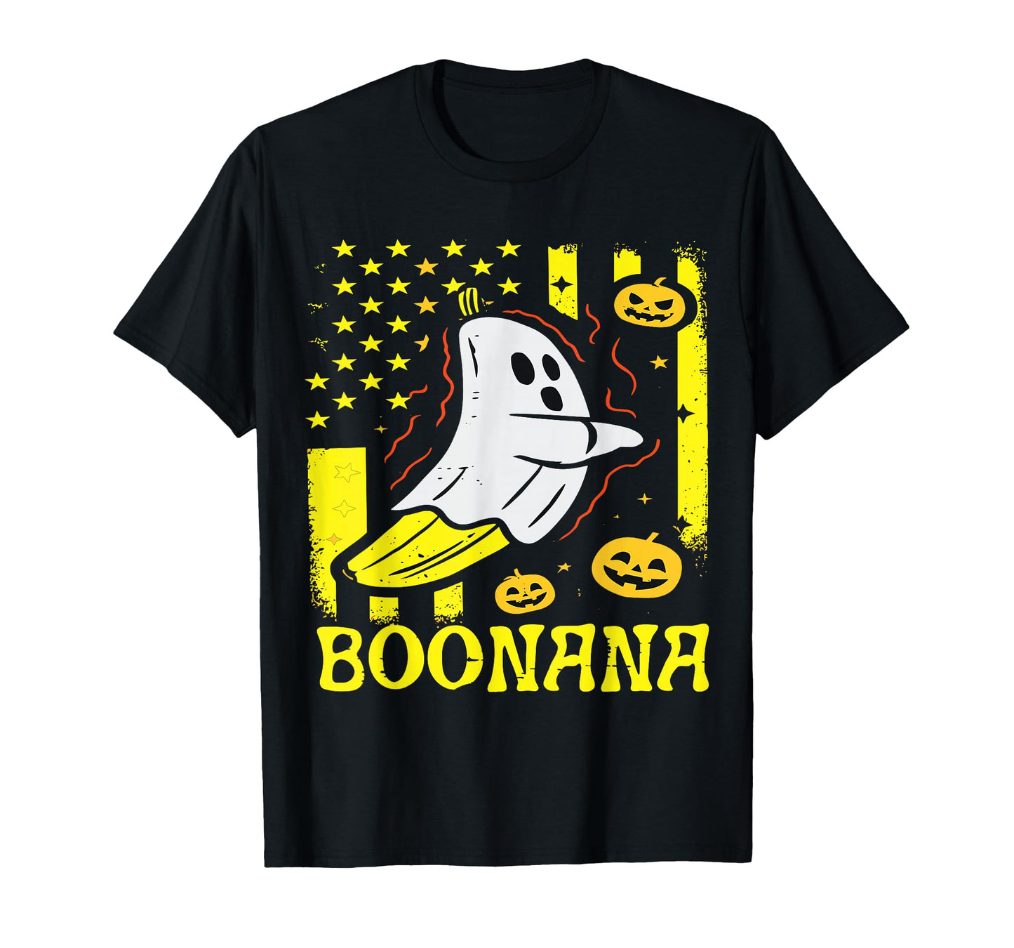 Boonana Ghost Banana Halloween Shirt Funny for Men Women T-Shirt