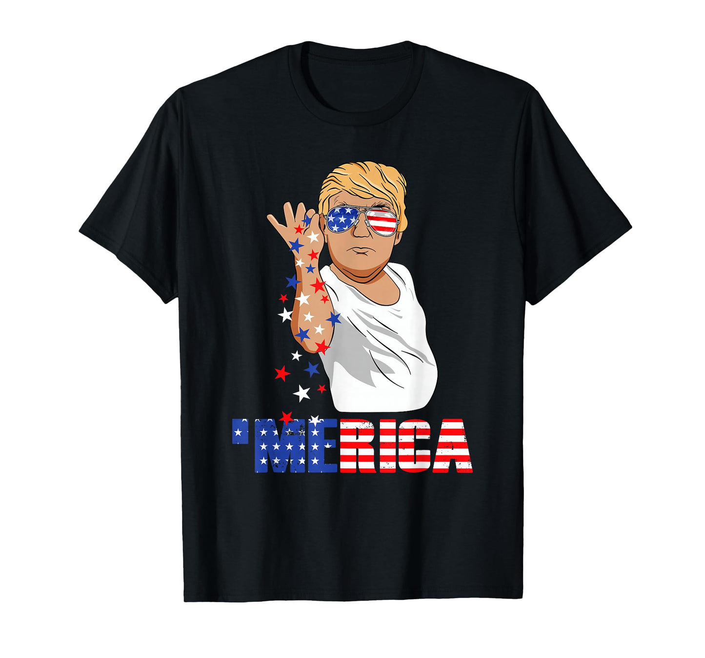 Funny Trump Salt Merica Freedom 4th of July T-Shirt Gifts T-Shirt
