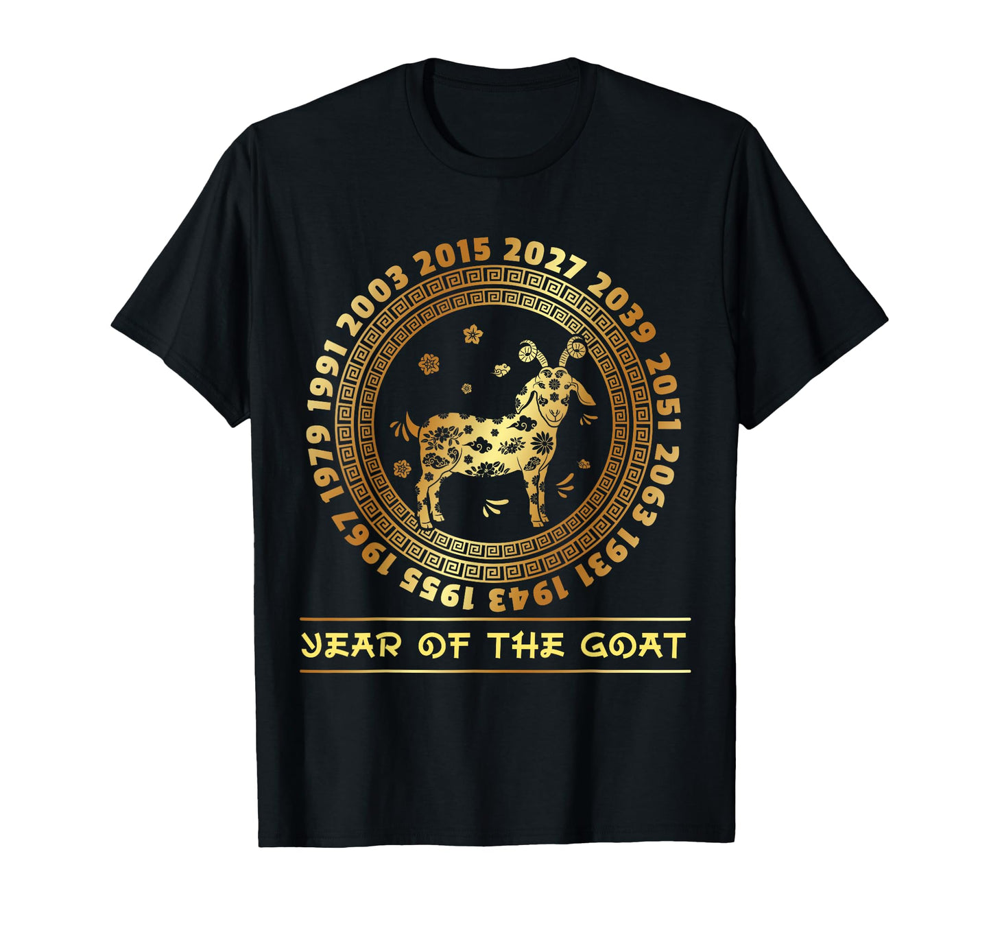 Chinese New Year Of The Goat Chinese Zodiac Year 2027 T-Shirt