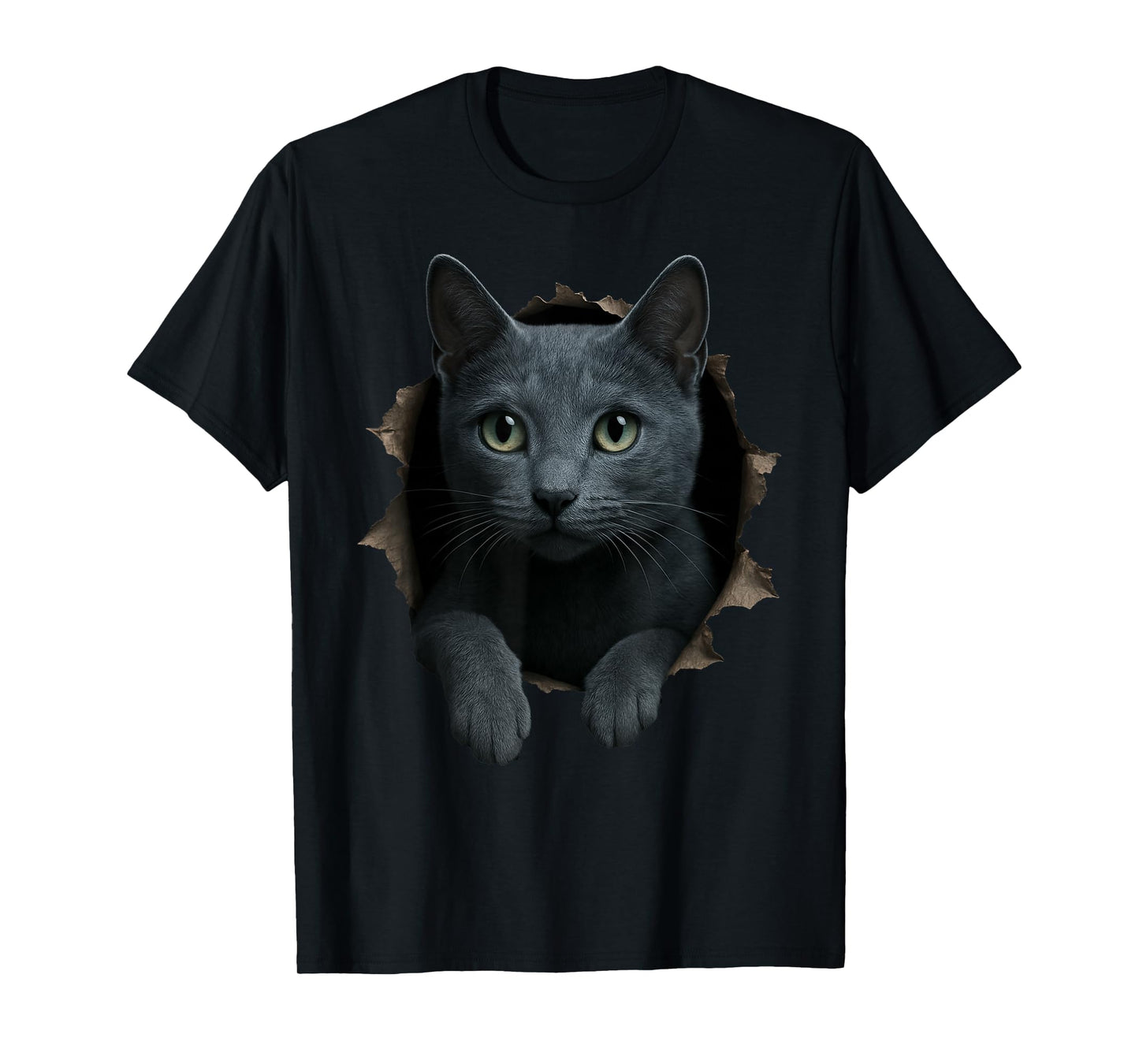 Russian Blue Cat Lovers Adorable Animal Pet Cat Owners T-Shirt