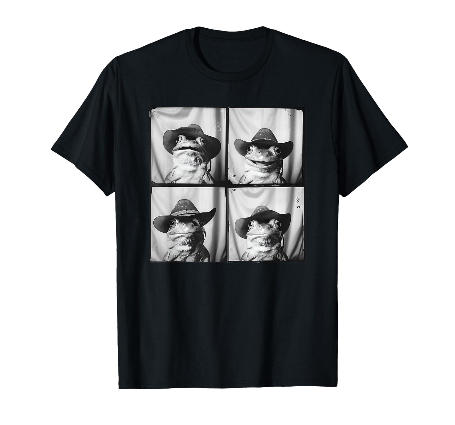 Frog Wearing Cowboy Hat Funny Animal T-Shirt
