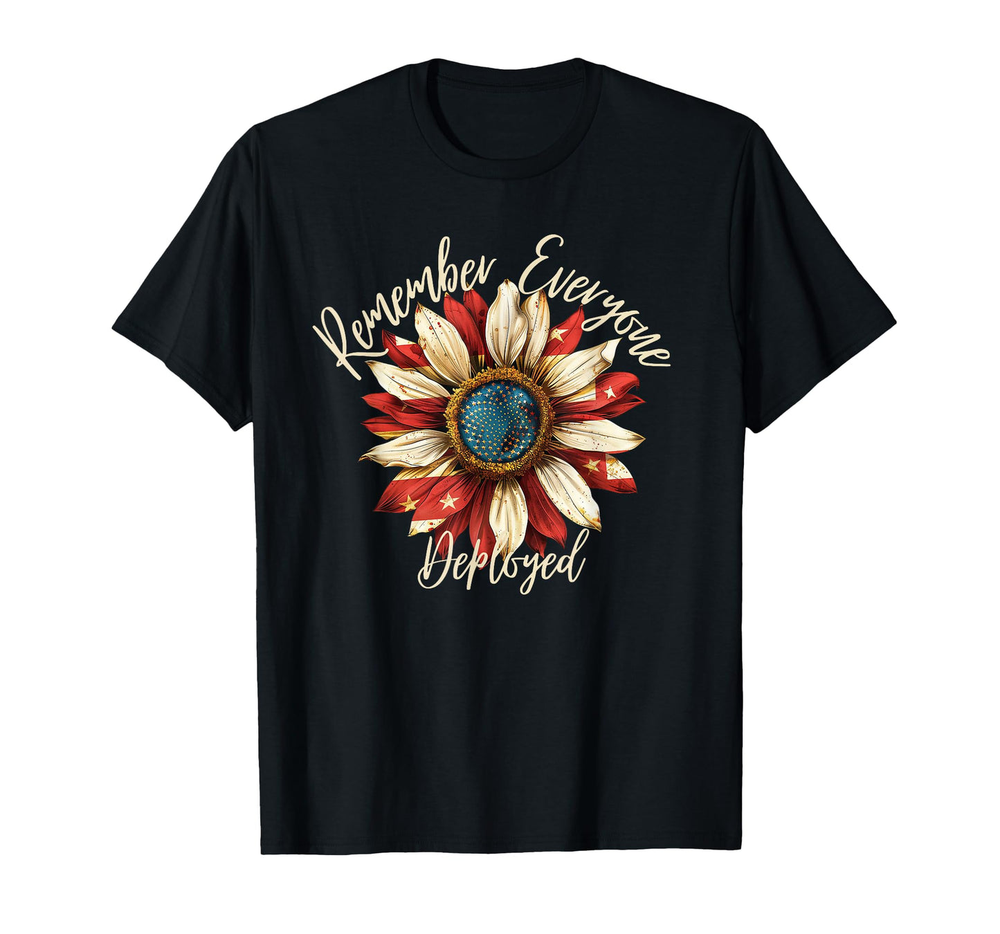 Patriotic Remember Everyone Deployed Red Friday Military T-Shirt