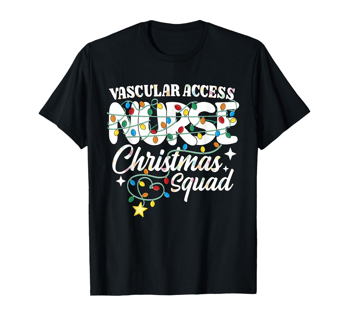 Vascular Access Nurse Christmas Squad PICC Nursing NP RN T-Shirt